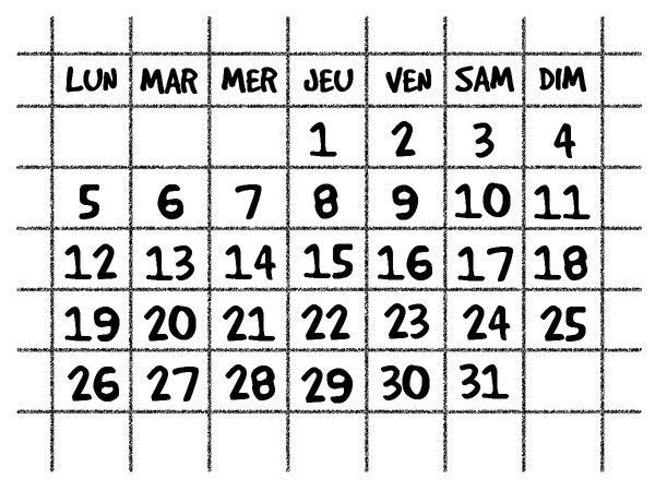 calendrier 2