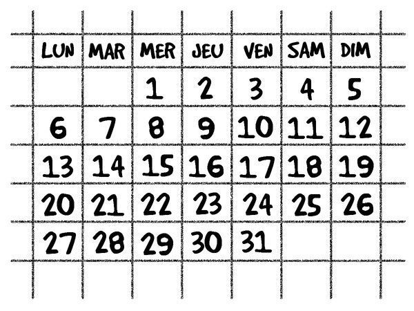calendrier 1